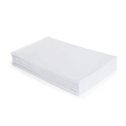 White Cotton Cleaning Cloths, Pack of 50, 40x40