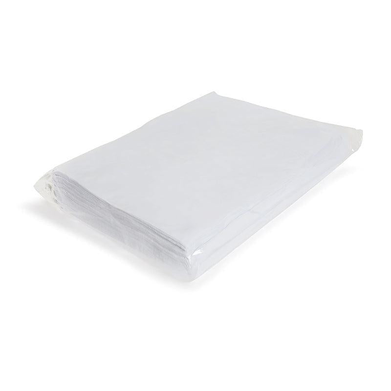 White Cotton Cleaning Cloths, Pack of 50, 40x40