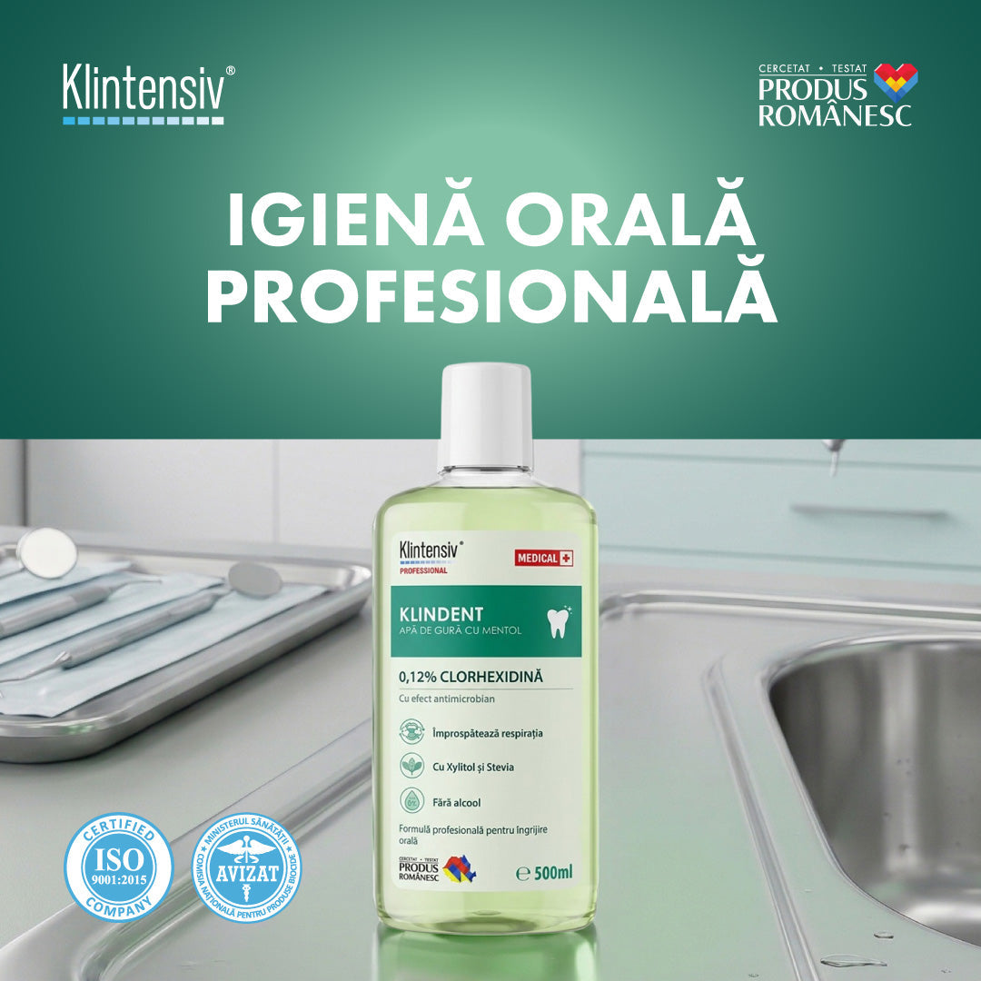 KLINDENT Professional Mouthwash with 0.12% Chlorhexidine