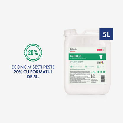 KLINDENT Professional Mouthwash with 0.12% Chlorhexidine