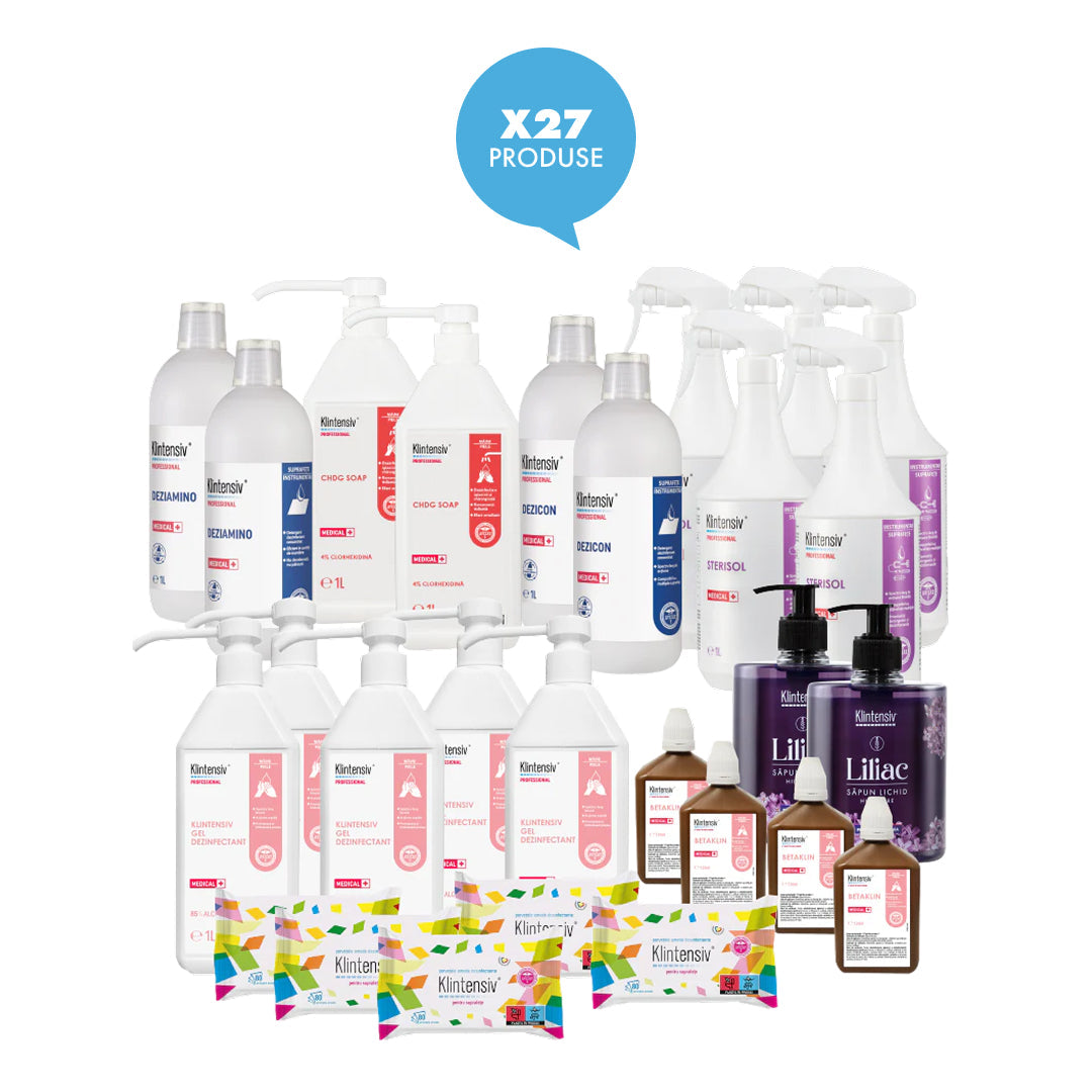 THE CLINIC SAFE PACKAGE - Disinfection and cleaning for medical clinics