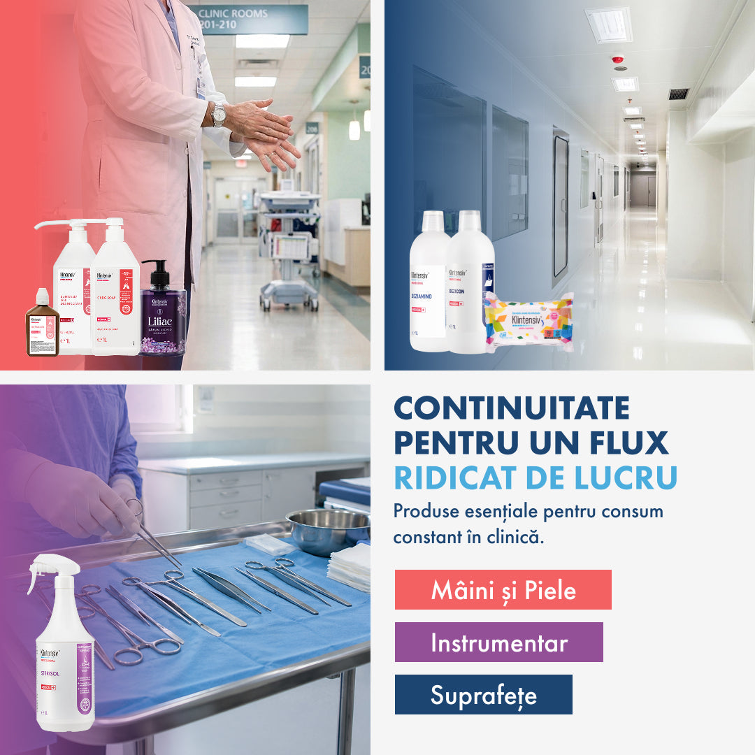 THE CLINIC SAFE PACKAGE - Disinfection and cleaning for medical clinics