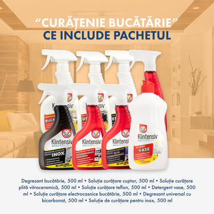Pachet Curatenie BUCATARIE - 8 Produse