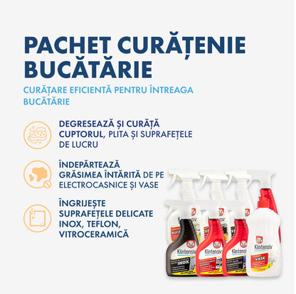 Pachet Curatenie BUCATARIE - 8 Produse