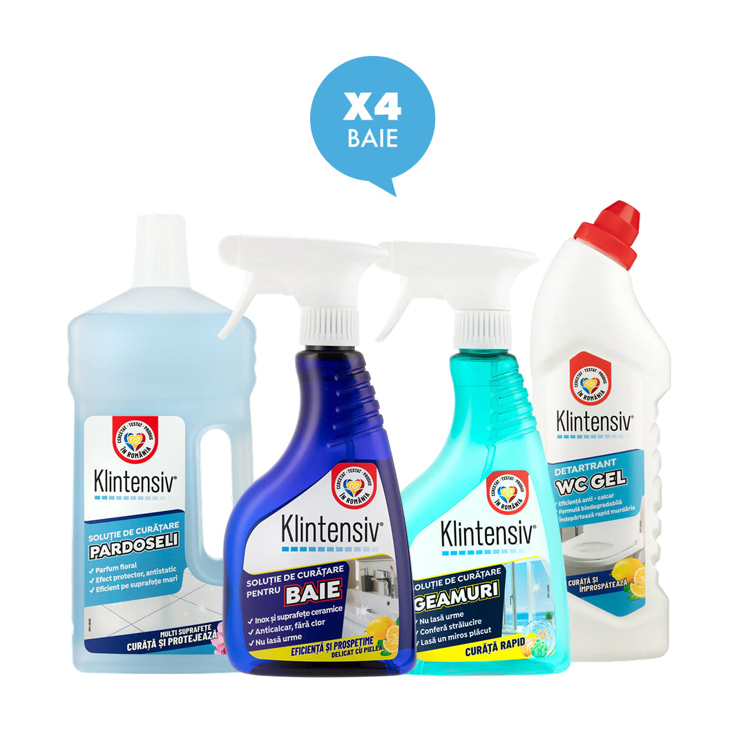 Pachet Curățenie BAIE - 4 Produse