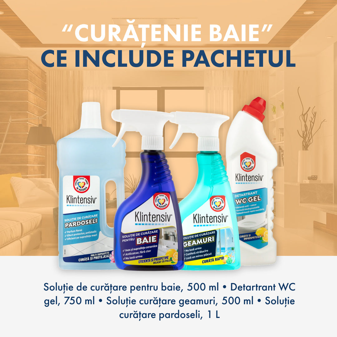 Pachet Curățenie BAIE - 4 Produse