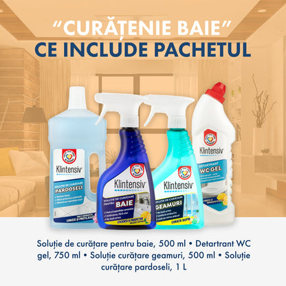 Pachet Curățenie BAIE - 4 Produse