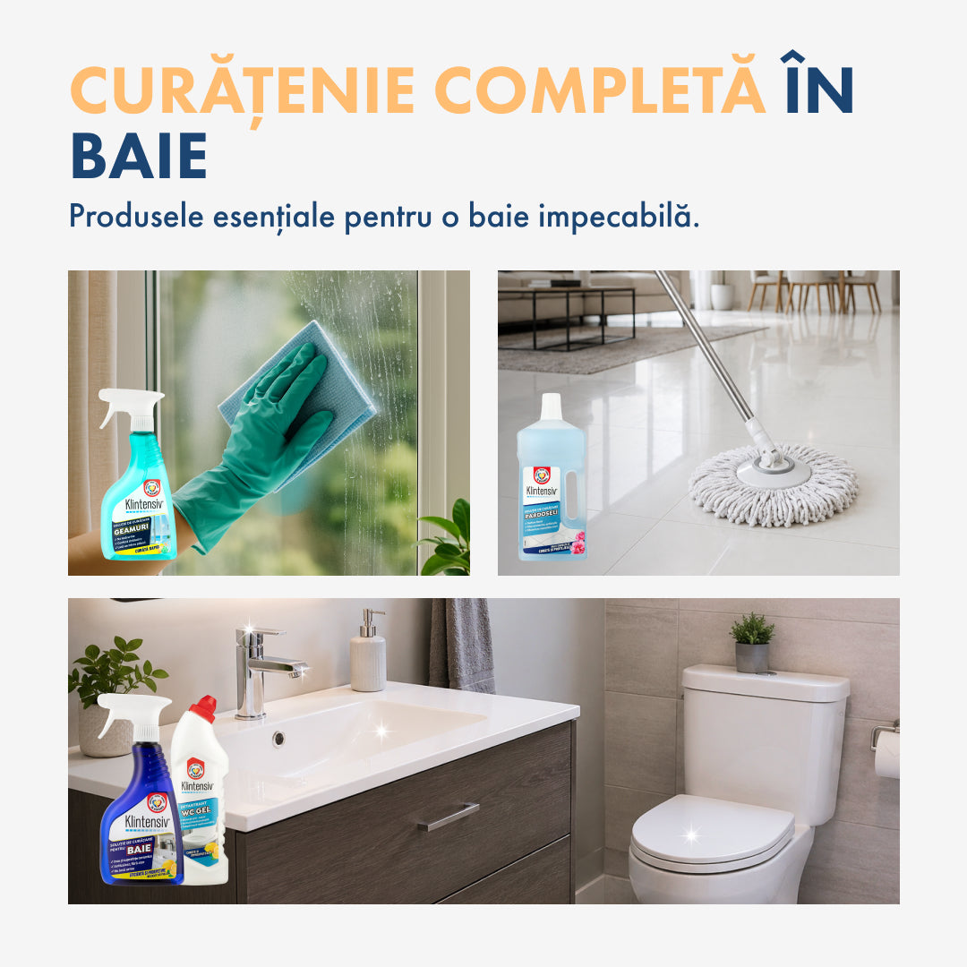 Pachet Curățenie BAIE - 4 Produse