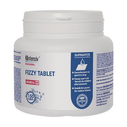 Klintensiv® Fizzy Tablet Dezinfectant Efervescent Multifuncțional