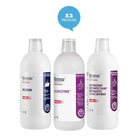 PACHETUL INSTRUMENT CARE - curățare și dezinfectare pentru cabinetele stomatologice