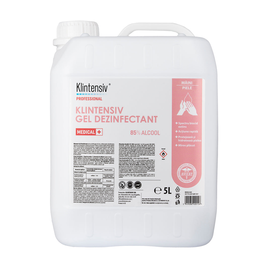 Klintensiv® Gel dezinfectant profesional pentru maini