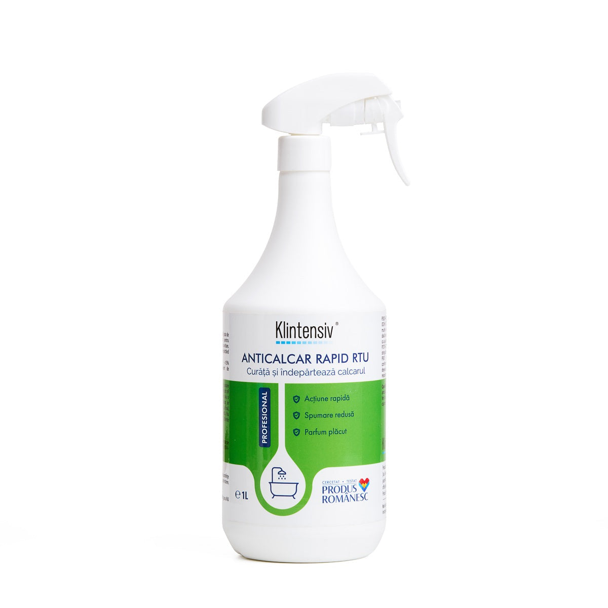 Klintensiv Rapid Limescale Remover RTU - Liquid detergent with anti-limescale effect for sanitary facilities