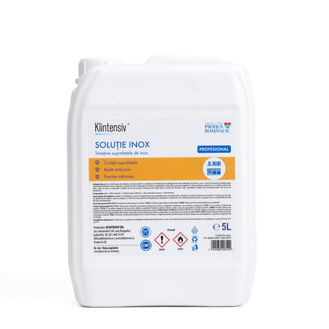 Klintensiv Stainless Steel Solution - Hydroalcoholic degreaser for metal surfaces