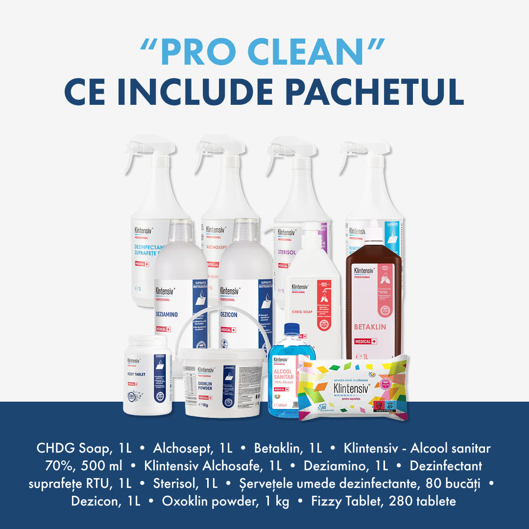 THE PRO CLEAN PACKAGE - cleaning and disinfection for medical clinics