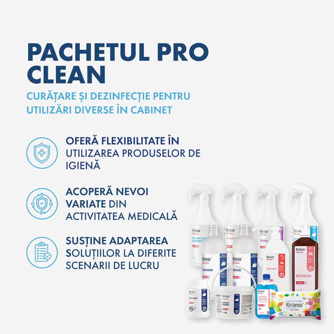 THE PRO CLEAN PACKAGE - cleaning and disinfection for medical clinics