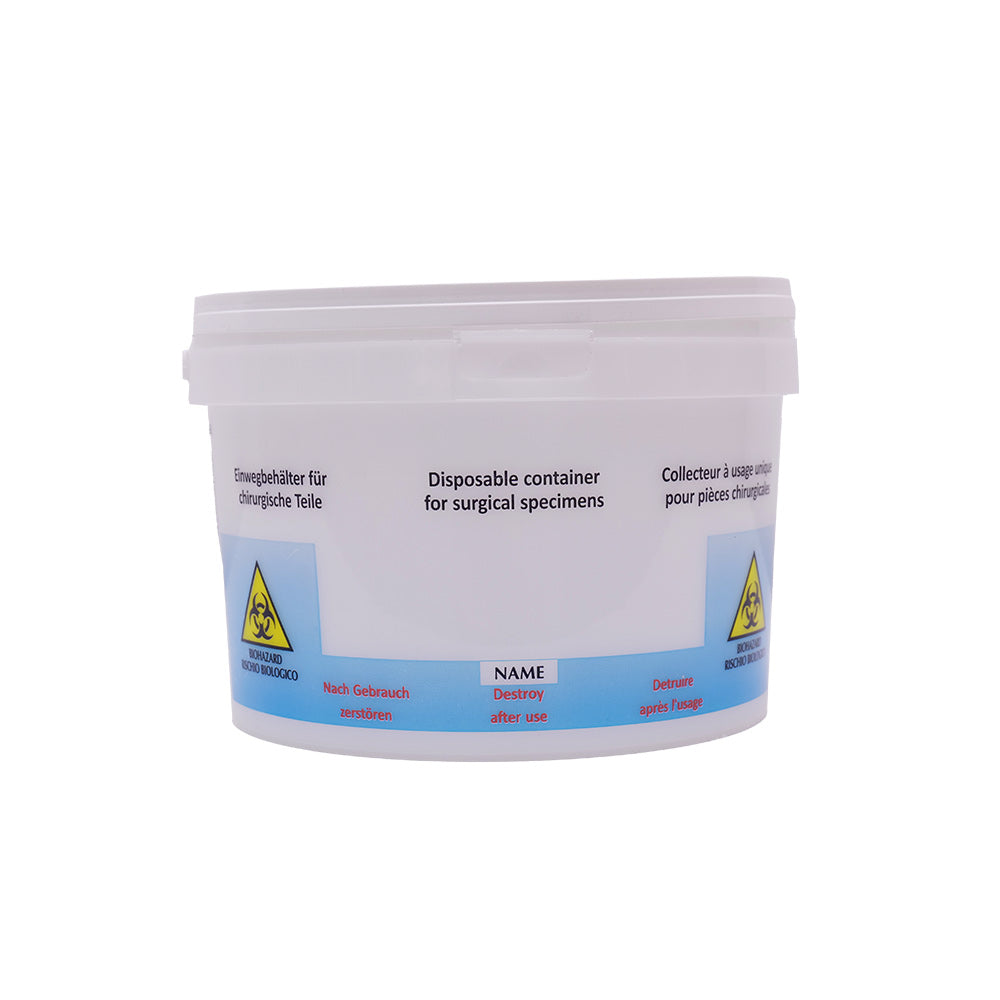 Container for anatomical pathology and plasma