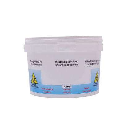 Container for anatomical pathology and plasma