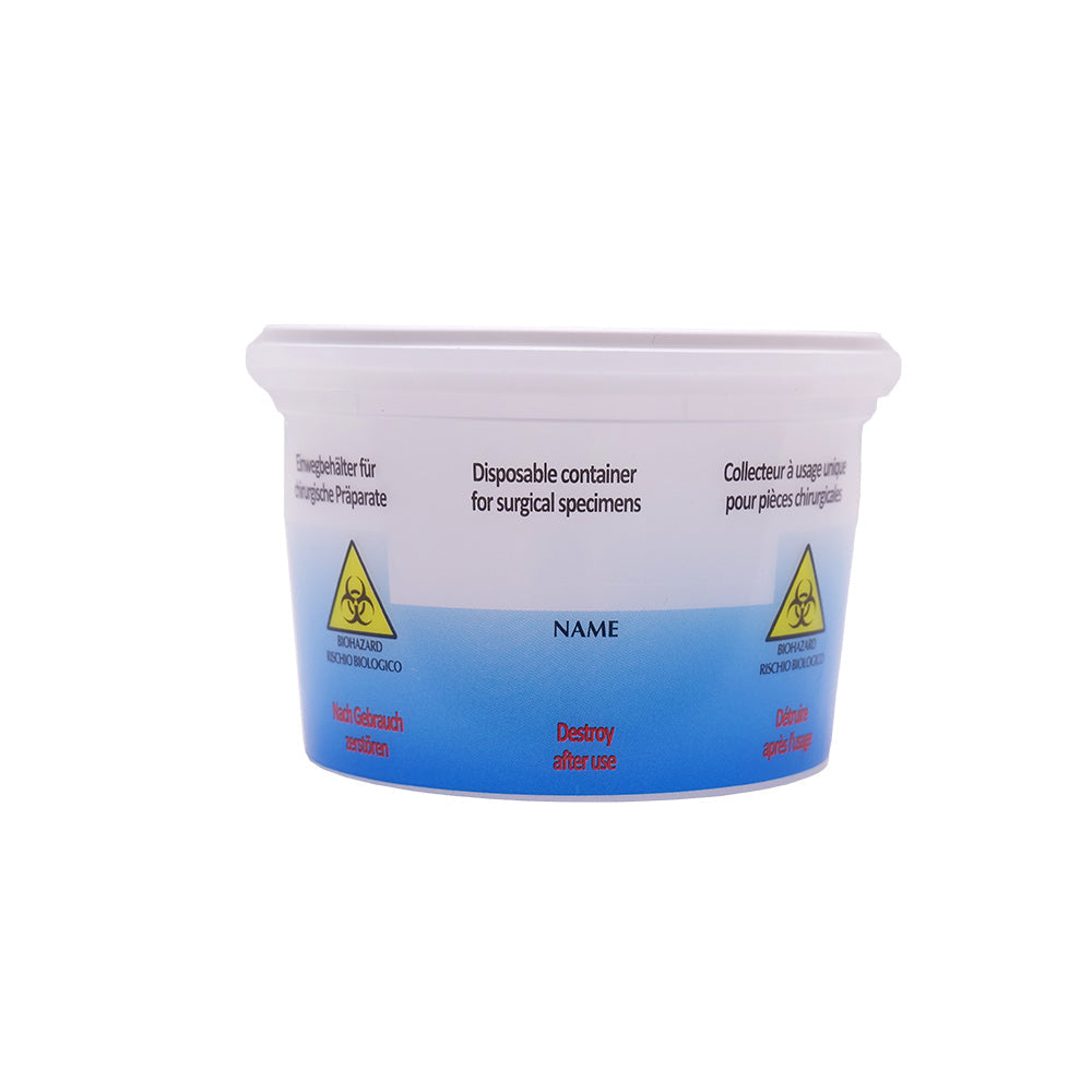 Container for anatomical pathology and plasma