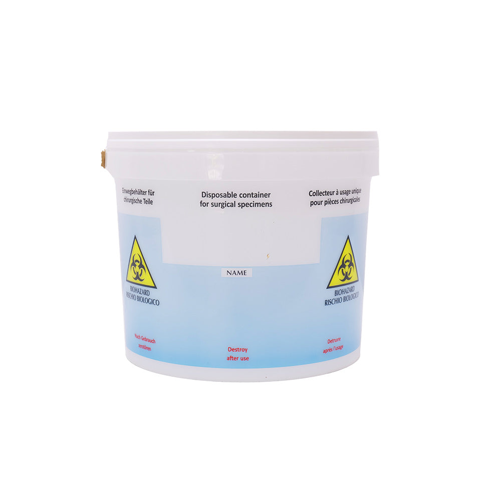 Container for anatomical pathology and plasma