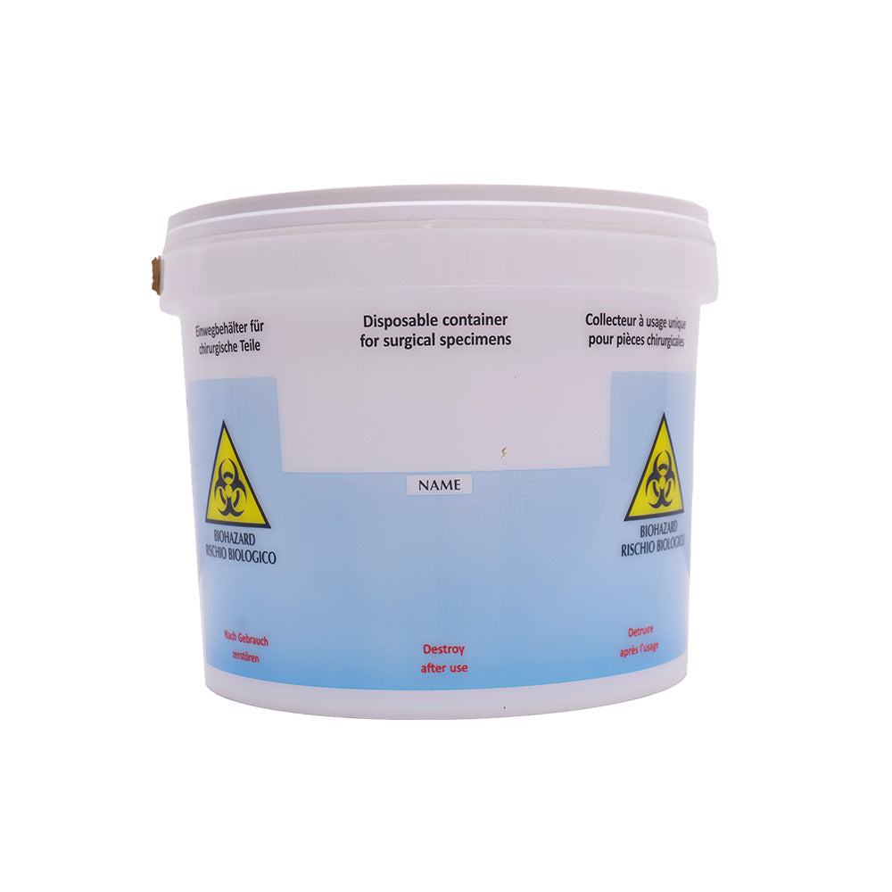 Container for anatomical pathology and plasma