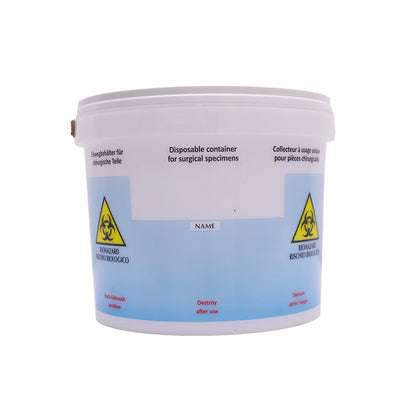 Container for anatomical pathology and plasma
