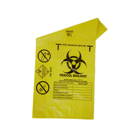Yellow Biohazard Bags for Infectious Waste