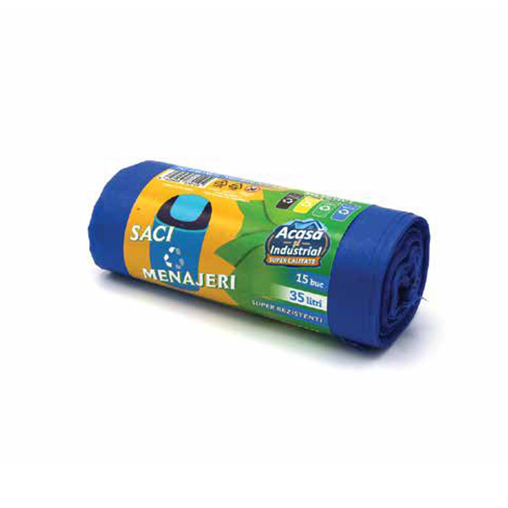 Colored Household Bin Bags – Complete Range 35L to 240L