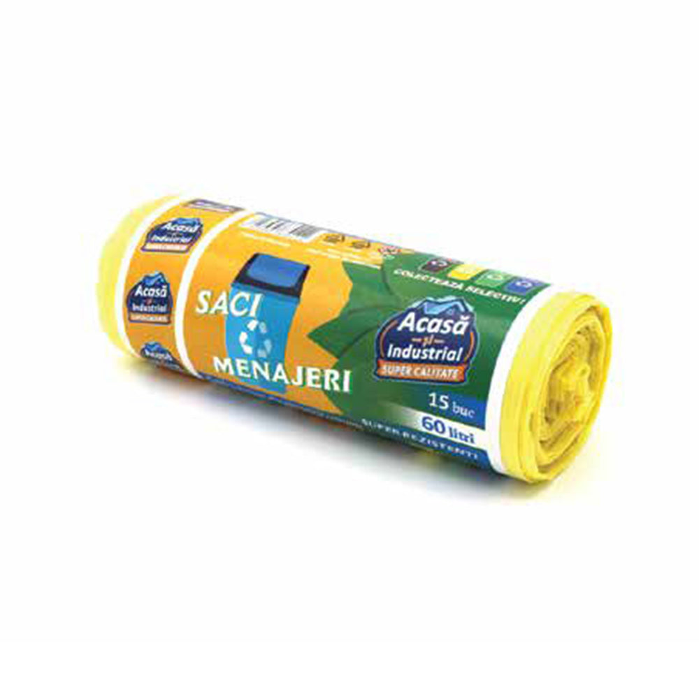 Colored Household Bin Bags – Complete Range 35L to 240L