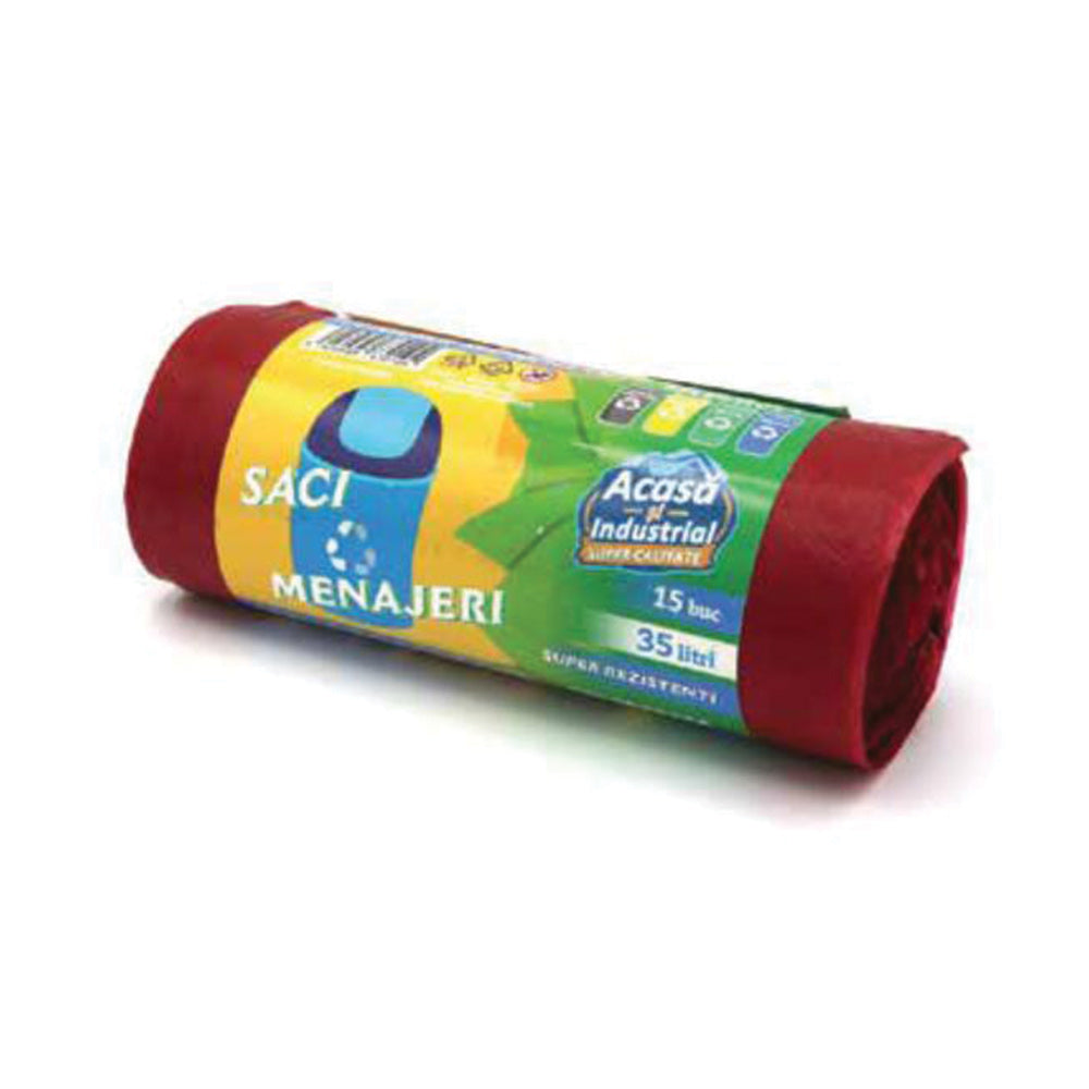 Colored Household Bin Bags – Complete Range 35L to 240L