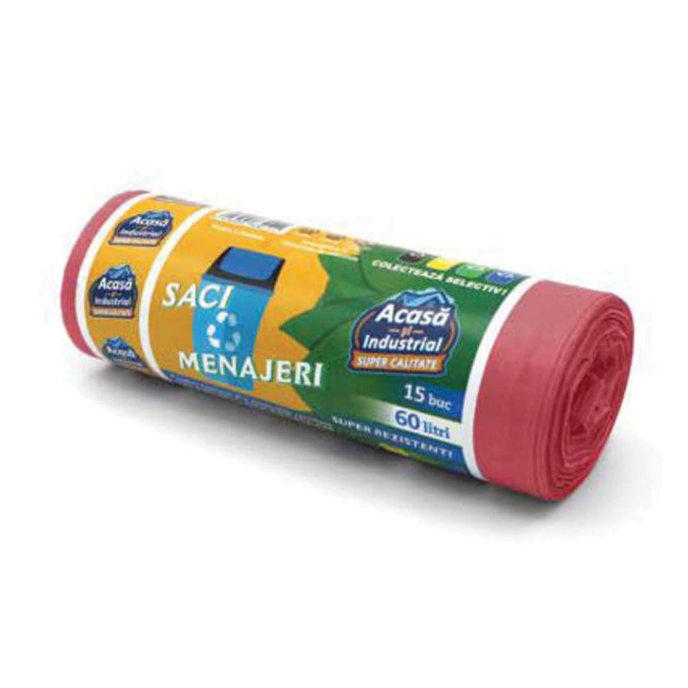 Colored Household Bin Bags – Complete Range 35L to 240L