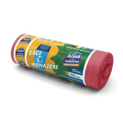 Colored Household Bin Bags – Complete Range 35L to 240L