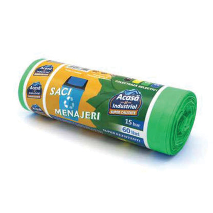 Colored Household Bin Bags – Complete Range 35L to 240L