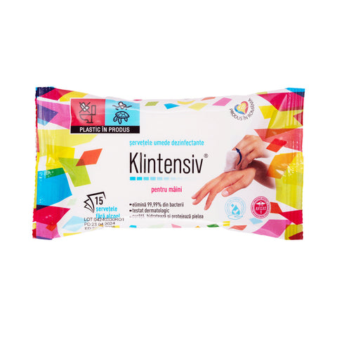 Klintensiv® hand disinfectant wipes