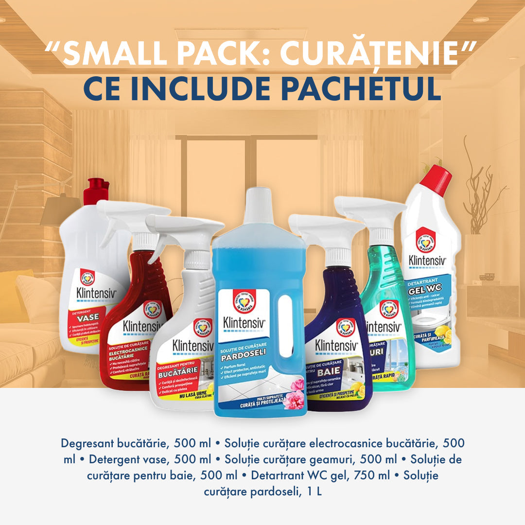 Small Pack: CURĂȚENIE - 7 produse