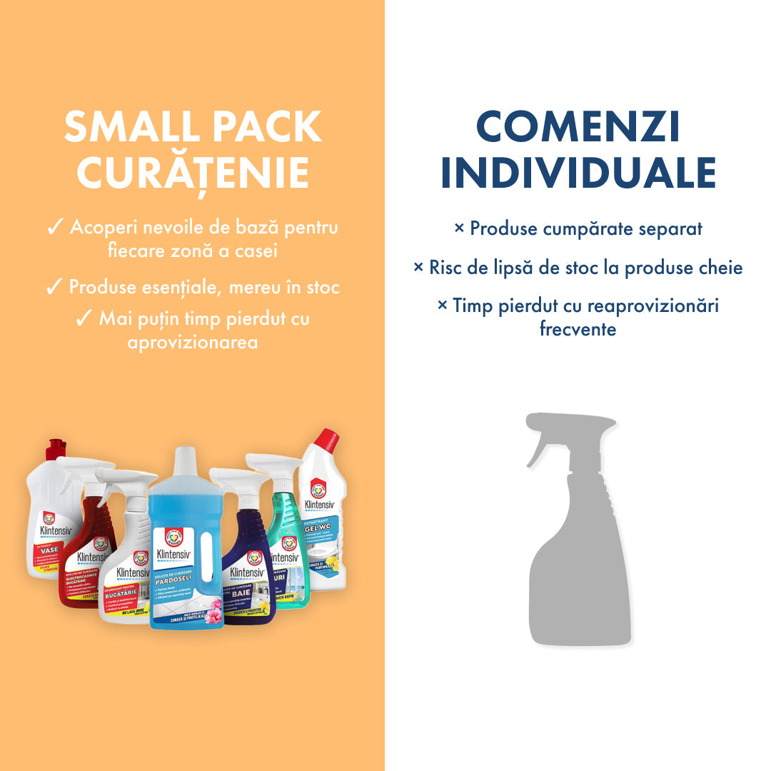 Small Pack: CURĂȚENIE - 7 produse