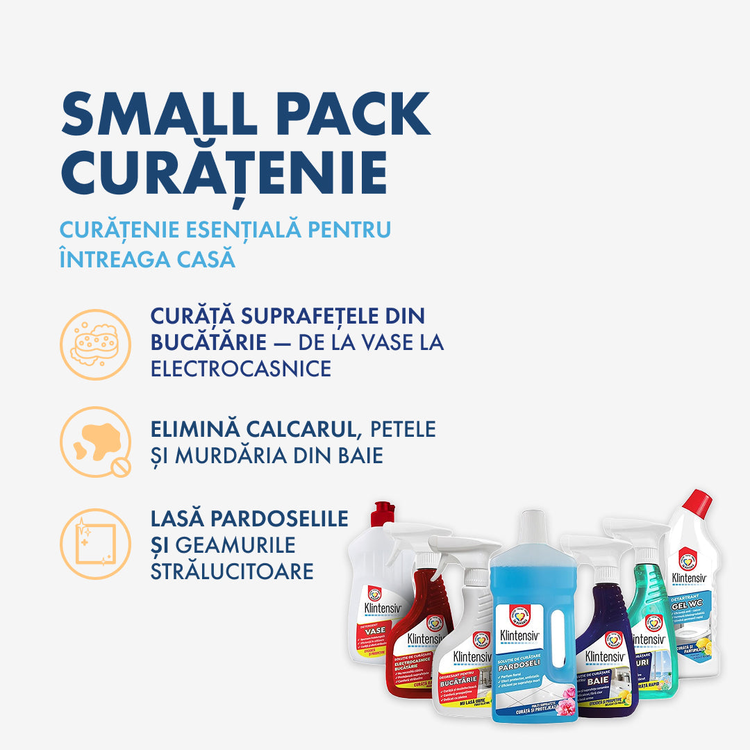Small Pack: CURĂȚENIE - 7 produse