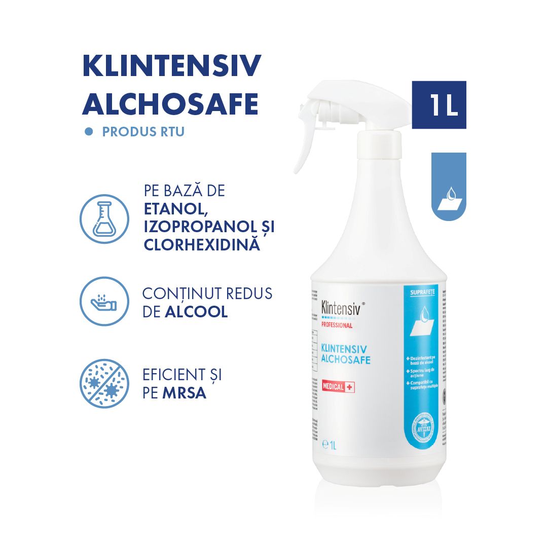 Klintensiv® Alchosafe Dezinfectant amprente dentare