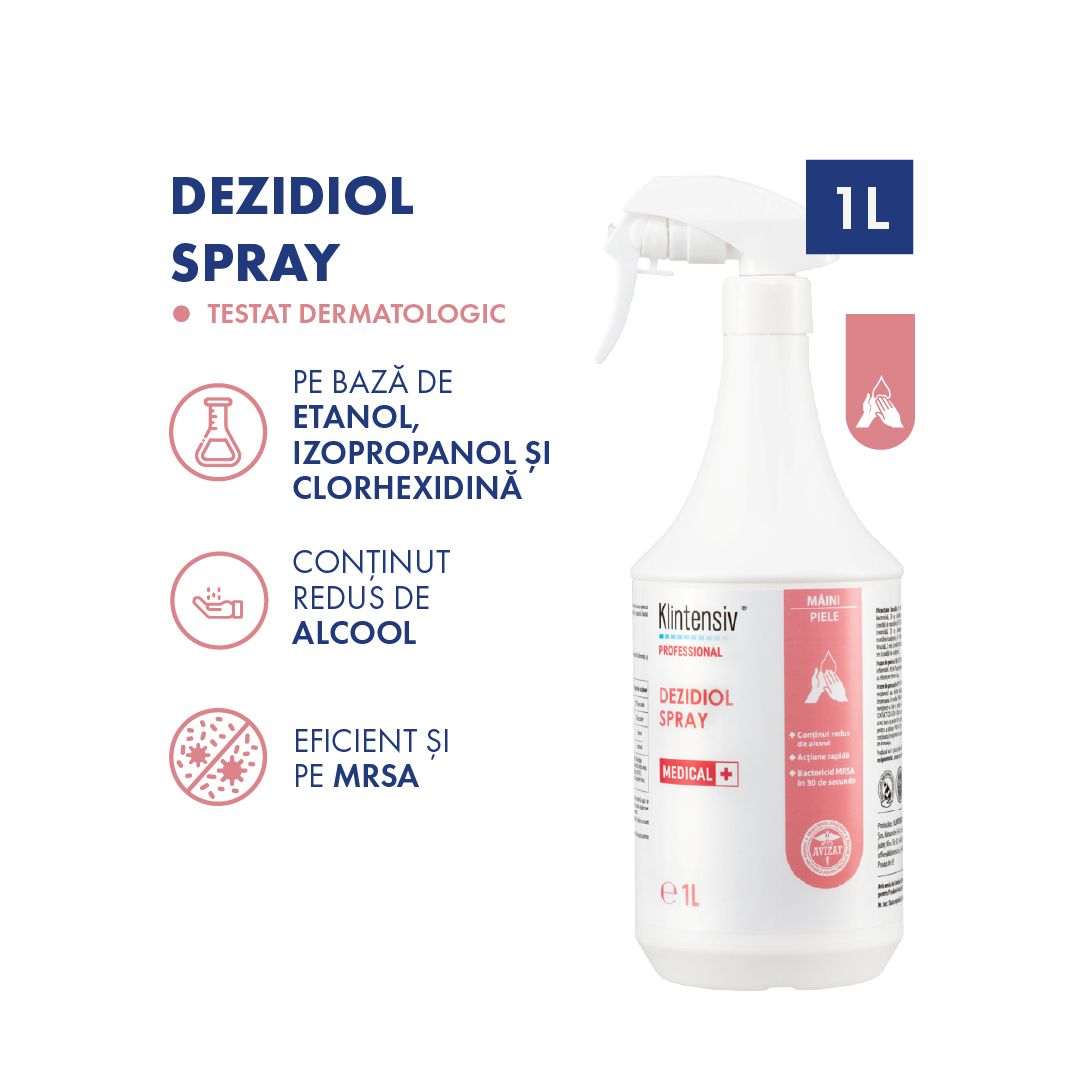 Dezidiol® Hand and Skin Disinfectant Spray with Two Alcohols and Chlorhexidine