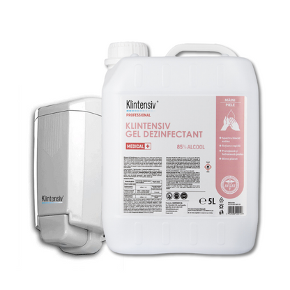Promotional Pack Klintensiv 5l Hand Sanitizer Gel + Dispenser