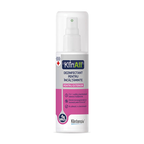 KlinAll® disinfectant spray for the exterior of footwear